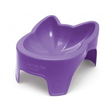 18455 - COMEDOURO PLASTICO GATO 100 ML LILAS