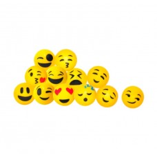 19261 - BRINQ. BOLA EMOTION VINIL C/9 7 CM