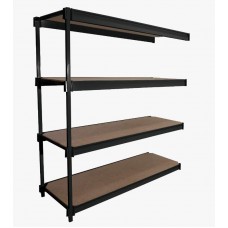 19937 - PRATELEIRA CONT. 1,50 X0,375 PRETA