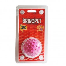 17950 - BRINQ.BOLA MACICA COL.C/CRAVO 60MM  ROSA