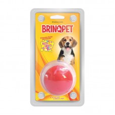 17948 - BRINQ.BOLA MACICA COL.60 MM LISA VERM.