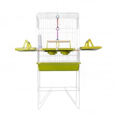 22778 - VIVEIRO CONFORT TRIPLEX SLIM BRANCO/AMAR