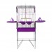VIVEIRO CONFORT TRIPLEX SLIM BLACK/LILAS