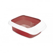 21682 - BANDEJA FURBA C/BORDA VERMELHO