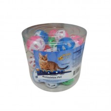 16242 - POTE BOLA COM GUIZO 12 PCS