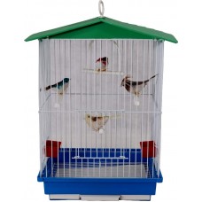 11218 - GAIOLA PASSAROS TETO PLASTICO DESMONTADA