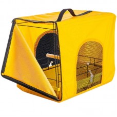 21597 - BOLSA DE TRANSPORTE P/ PAPAGAIO AMARELA