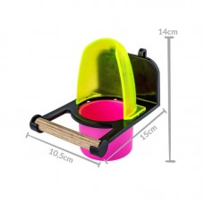 22624 - COMEDOURO PAPA TUDO AMARELO BICO TORTO