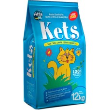 16901 - AREIA SANITARIA PARA GATOS KETS 12 KG