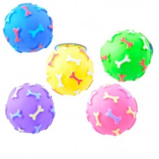 19265 - BRINQ.BOLA MINI  OSSO VINIL POTEC/24