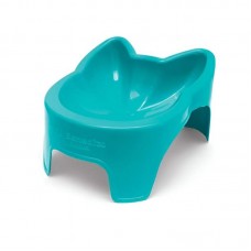 18556 - COMEDOURO PLASTICO GATO 100 ML VERDE