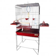 21081 - VIVEIRO CONFORT TRIPLEX VERMELHO