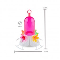 22690 - BEBED. BEIJA FLOR ECOLOGICO ROSA C/POLEI