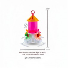 22687 - BEBED. BEIJA FLOR ECOLOGICO ROSA