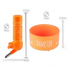 22677 - KIT BEBED. E COMED. HAMSTER N.2 LARANJA