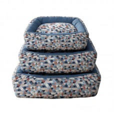 23169 - KIT CAMA RETANGULAR BLUE MOSAIC C/3PECAS