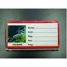 14123 - PLACA DE IDENTIFICACAO COLEIRO C/6